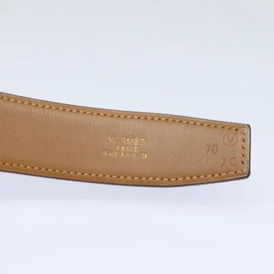 Pre-owned Hermes Hermès Black Leather Belt  ()