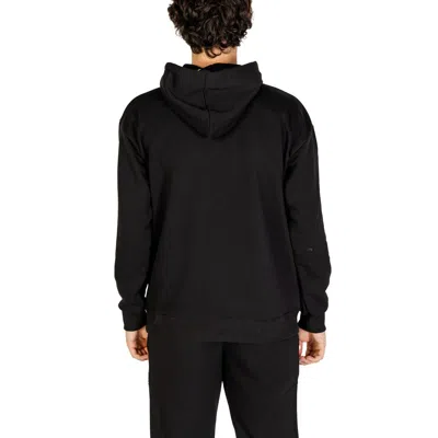 Icon Black Cotton Men's Sweater In Black