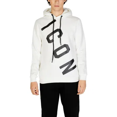 Icon White Cotton Sweater In White