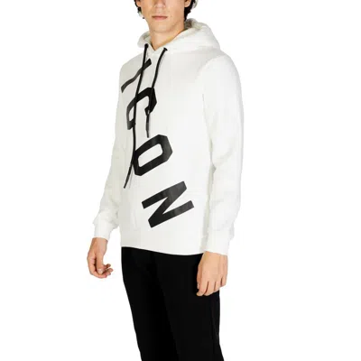 Icon White Cotton Sweater In White