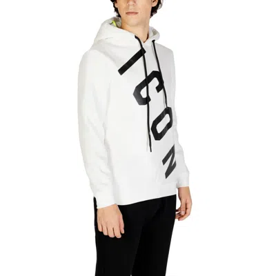 Icon White Cotton Sweater In White