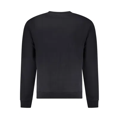 Napapijri Black Cotton Sweater In Black