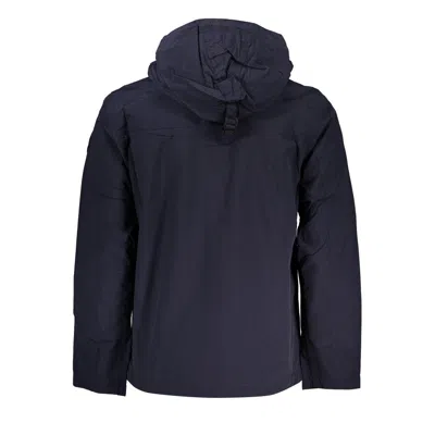Napapijri Rainforest Hooded Waterproof Jacket In Blue
