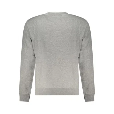 Napapijri Gray Cotton Sweater In Gray