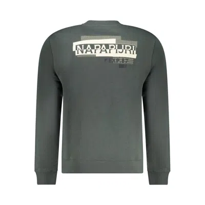 Napapijri Green Cotton Sweater In Green