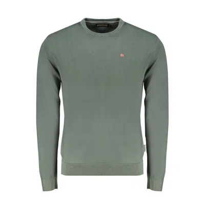 Napapijri Green Cotton Sweater In Green