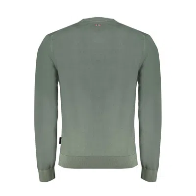 Napapijri Green Cotton Sweater In Green