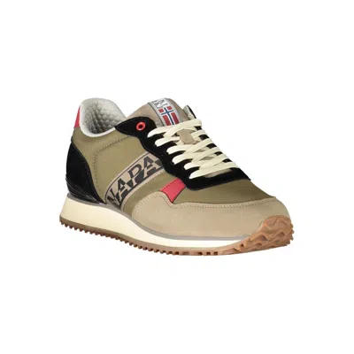 Napapijri Polyester Men's Sneaker In Green