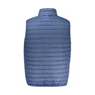 North Sails Blue Polyamide Men Jacket In Blue