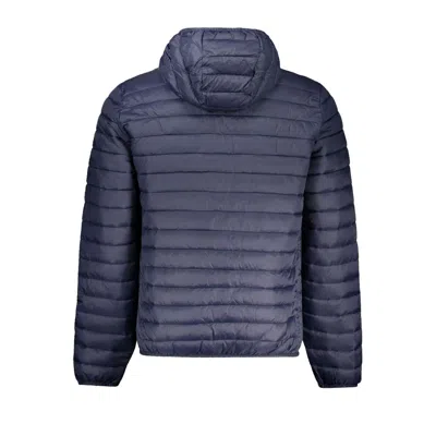 North Sails Blue Polyamide Men Jacket In Blue