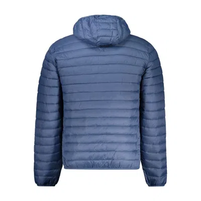North Sails Blue Polyamide Men Jacket In Blue