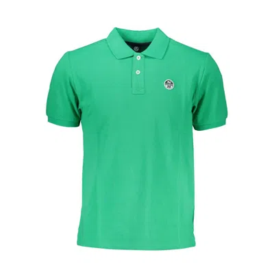 North Sails Green Cotton Polo Shirt In Green