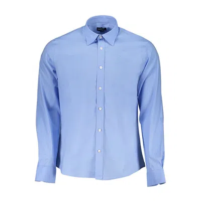 North Sails Light Blue Cotton Men Shirt In Light Blue