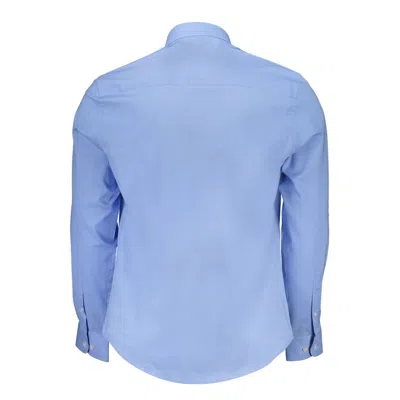 North Sails Light Blue Cotton Men Shirt In Light Blue