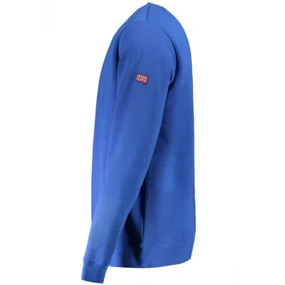 Norway 1963 Blue Cotton Men Sweater In Blue