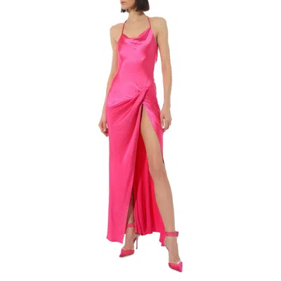 Pinko Fuchsia Polyester Dress In Fuchsia