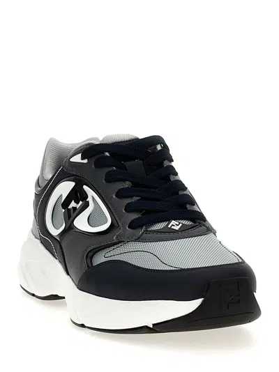 Fendi Forward Lace-up Sneakers