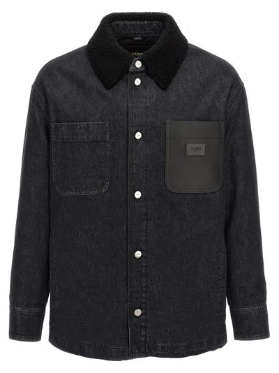 Fendi Denim Padded Jacket