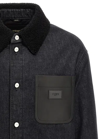 Fendi Denim Padded Jacket