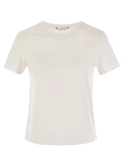 Max Mara Logo Embroidered Crewneck T-shirt