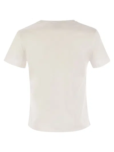 Max Mara Logo Embroidered Crewneck T-shirt
