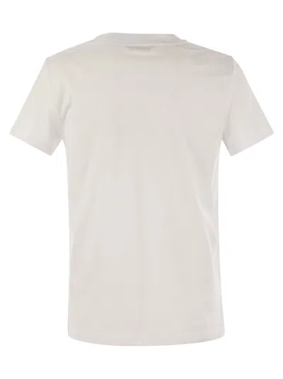 Max Mara Nunzio - Short-sleeved T-shirt With Pocket And Embroidery