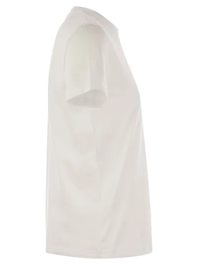 Max Mara Nunzio - Short-sleeved T-shirt With Pocket And Embroidery