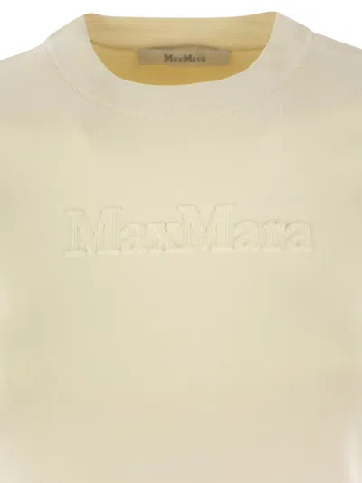MAX MARA MAX MARA SEGALE VISCOSE BLEND SWEATER WITH LOGO 