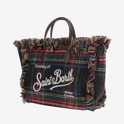 Mc2 Saint Barth Colette Bag With Check Pattern