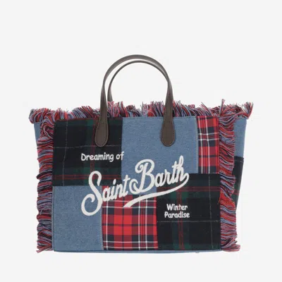 Mc2 Saint Barth Colette Bag With Patchwork Pattern