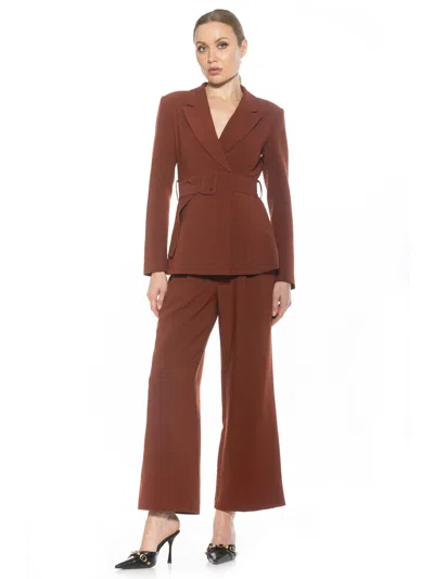 Alexia Admor Janna Blazer In Brown