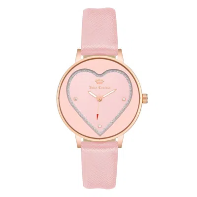 Juicy Couture Rose Gold Women Watch In Multi