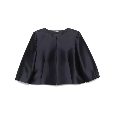 Alberta Ferretti Blue Jackets In Blue