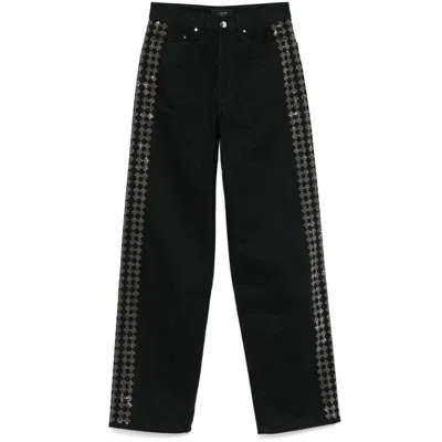 Amiri Denim Straight-leg Jeans In Black