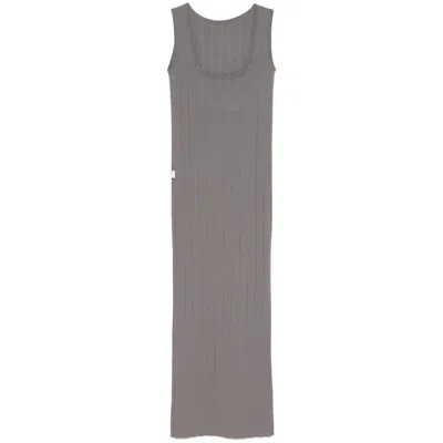 Remain Birger Christensen Sleeveless Maxi Dress In Grey