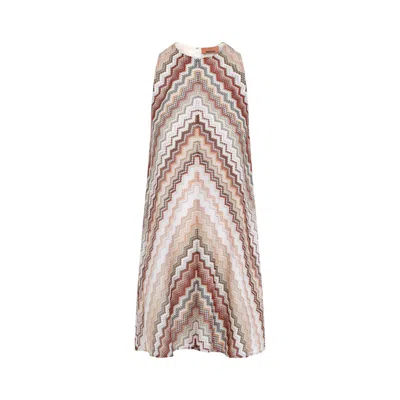 Missoni Sleeveless Dress In Multicolour