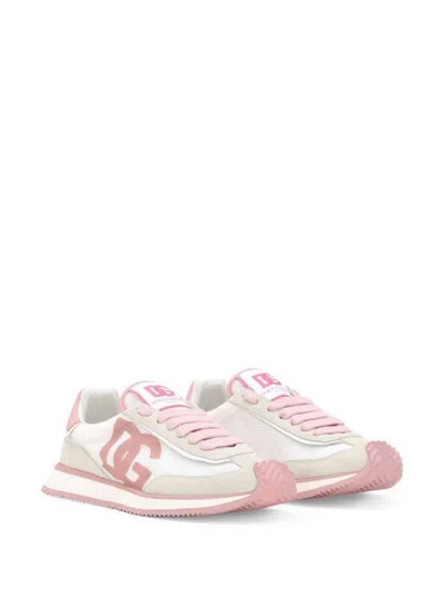Dolce & Gabbana Canvas And Suede Sneakers