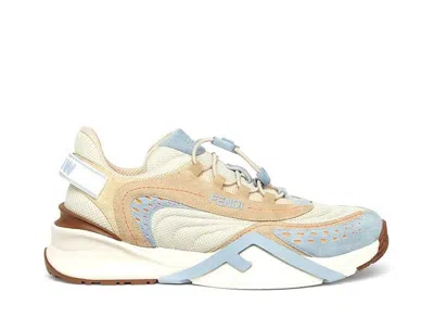 Fendi Flow Colorblock Suede Runner Sneakers