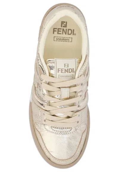 Fendi Women's Match Nappa Laminata+ric.logo Sneaker