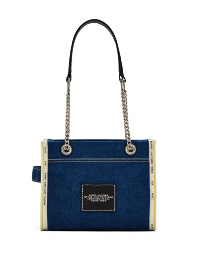 Marc Jacobs Sac Cabas The Denim Chain Micro Tote Bag