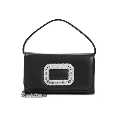 Roger Vivier Black Nappa Leather Handbag