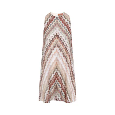 Missoni Sleeveless Dress In Multicolour