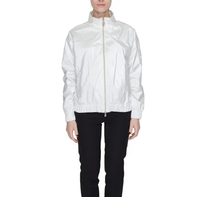 Suns Polyester Jackets & Women's Coat In White