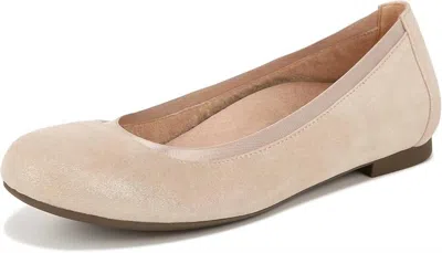 Vionic Anita Supportive Ballet Flat - Medium Width In Gold In Gold