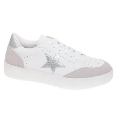 Outwoods Women's Shauna Star Combo Sneakers In Silver In Silver