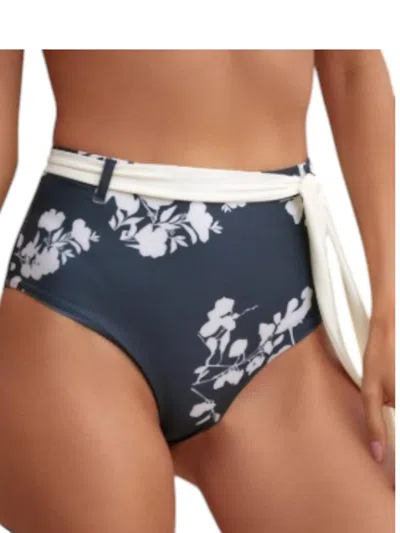 Carolina K Irina Bikini Bottom In Bold Flowers In Multi