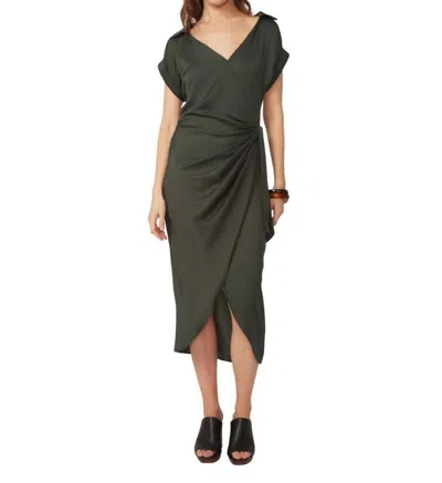 Gilner Farrar Kali Dress In Hunter Green In Green
