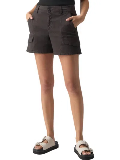 Sanctuary Rebel Shorts In Obsidian In Black