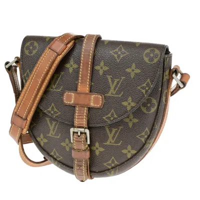 Pre-owned Louis Vuitton Chantilly Canvas Shoulder Bag () In Brown