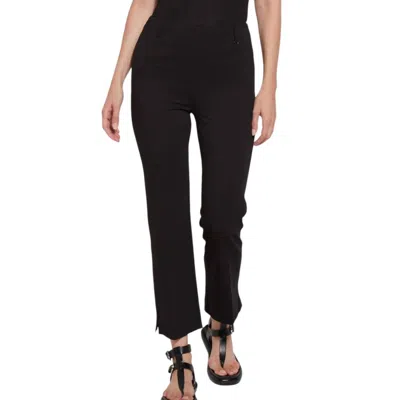 Lyssé Cropped Amanda Bootcut Pants In Black In Black